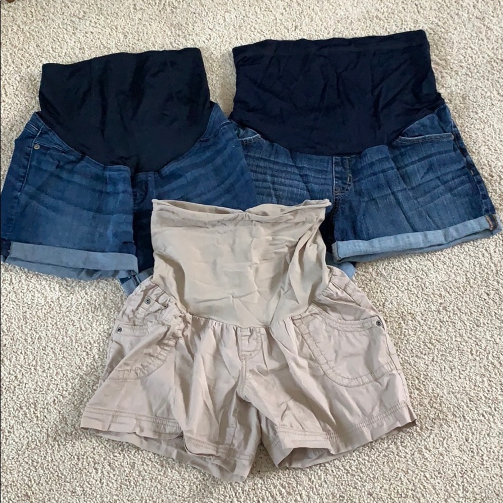 3 Pair Maternity Shorts M